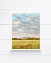 Load image into Gallery viewer, "Fall Sky" a Vertical Oil Painting Giclee Print