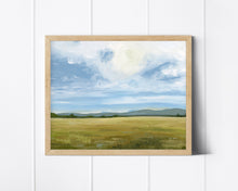 Load image into Gallery viewer, "In The Country" a Horizontal Oil Painting Giclee Print