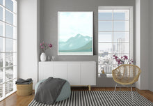 Load image into Gallery viewer, "Jackson Lake" a Vertical Landscape Giclee Print
