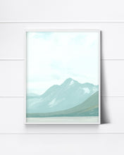Load image into Gallery viewer, "Jackson Lake" a Vertical Landscape Giclee Print