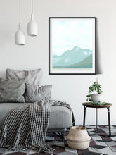 Load image into Gallery viewer, "Jackson Lake" a Vertical Landscape Giclee Print