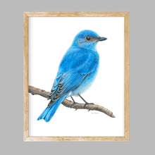 Load image into Gallery viewer, "Mountain Blue" a Vertical Giclee Print