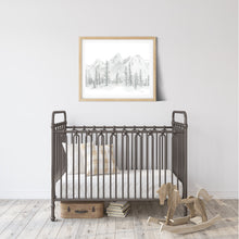 Load image into Gallery viewer, "In The Pines" a Horizontal Minimalist Landscape Giclee Print