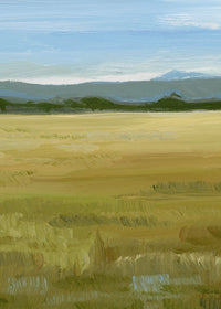 "In The Country" a Horizontal Oil Painting Giclee Print