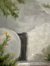 "The Tomb is Empty" an ORIGINAL oil painting, framed