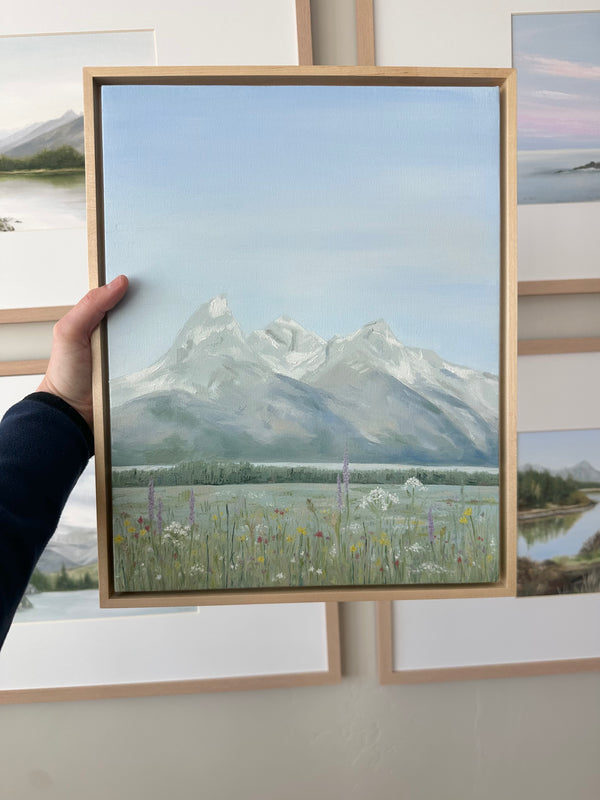 "Home" an 11X14" ORIGINAL oil painting, framed