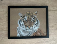 "Strength" an ORIGINAL colored pencil drawing, framed