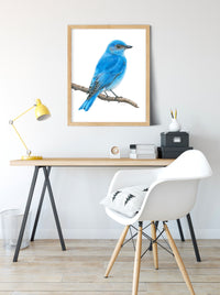 "Mountain Blue" a Vertical Giclee Print