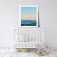 Load image into Gallery viewer, &quot;Cotton Candy Clouds&quot; a Vertical Landscape Giclee Print
