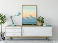 "Calm Water" a Vertical Landscape Giclee Print