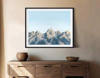 "Simple Majesty" a Horizontal Giclee Print of the Tetons