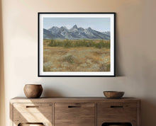 Load image into Gallery viewer, &quot;Golden Stillness&quot; a Horizontal Giclee Landscape Print
