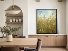 Load image into Gallery viewer, &quot;Grandmas Flower Garden&quot; a Vertical Landscape Giclee Print
