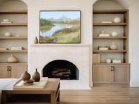 "Calm at Mt. Moran" a Horizontal Giclee Landscape Print