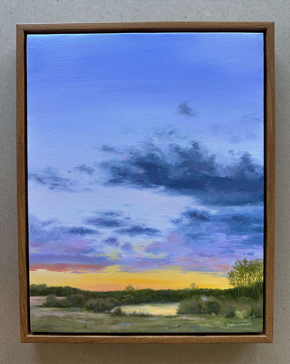 "North Fork" an ORIGINAL oil painting, framed