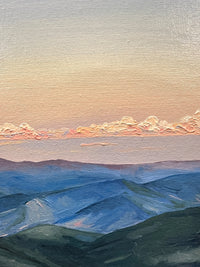 "Cotton Candy Clouds" an ORIGINAL landscape oil painting