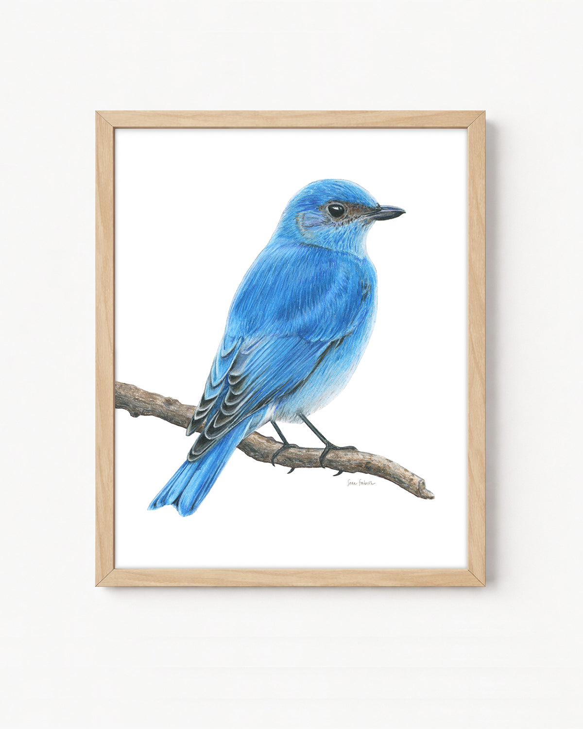 "Mountain Blue" a Vertical Giclee Print