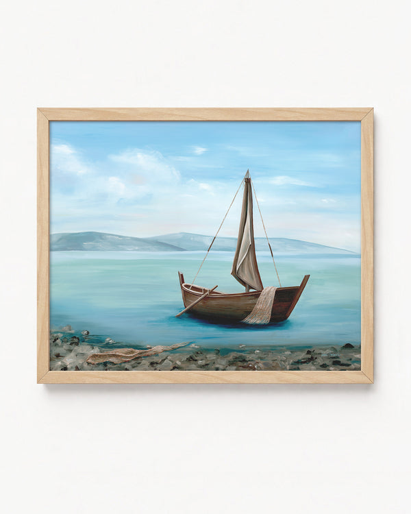 "They Followed Him" an Oil Painting Giclee Print