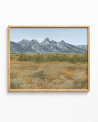 "Golden Stillness" a Horizontal Giclee Landscape Print