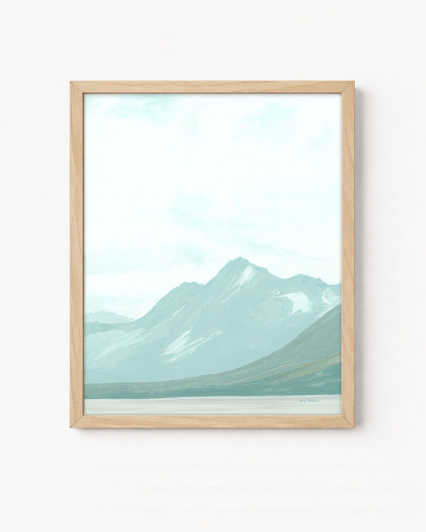 "Jackson Lake" a Vertical Landscape Giclee Print