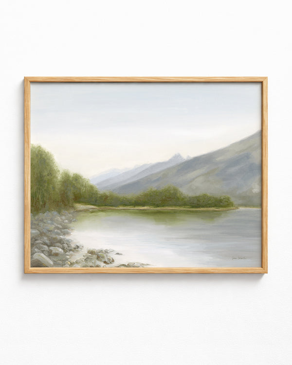 "Jenny Lake" a Horizontal Giclee Landscape Print