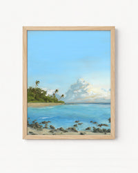 "Pacific Blue" a Vertical Landscape Giclee Print