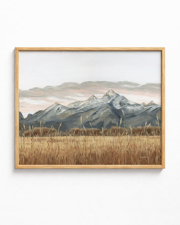 "October" a Horizontal Landscape Painting