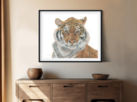 "Strength" a Horizontal Tiger Giclee Print