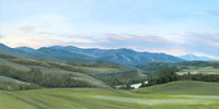 "The Calm at South Fork" A Horizontal Landscape Gilcee Print