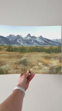 Load and play video in Gallery viewer, &quot;Golden Stillness&quot; a Horizontal Giclee Landscape Print
