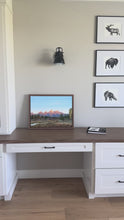 Load and play video in Gallery viewer, &quot;Sunrise&quot; an ORIGINAL landscape oil painting, framed
