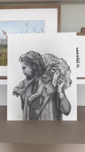 Load and play video in Gallery viewer, &quot;He Carries Me&quot; a Vertical Giclee Print
