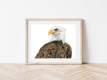 Load image into Gallery viewer, &quot;Freedom&quot; an Eagle Horizontal Colored Pencil Print
